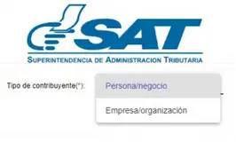 registro de datos para número de NIT SAT Guatemala
